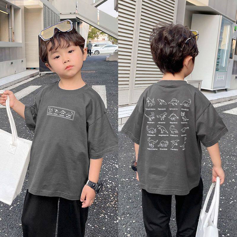 儿童夏装男童纯棉短袖t恤夏季新款宝宝半袖洋气上衣小男孩体恤潮T,淘宝优惠券,粉丝福利购,淘宝优惠卷