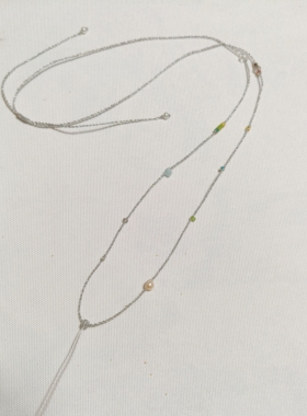 纯手工编织闪银项链绳吊坠挂绳高档黄金翡翠玉佩水晶绳子