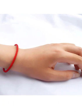 原创设计手工编织红绳手链玉米结步步高升无接头手环男女情侣款