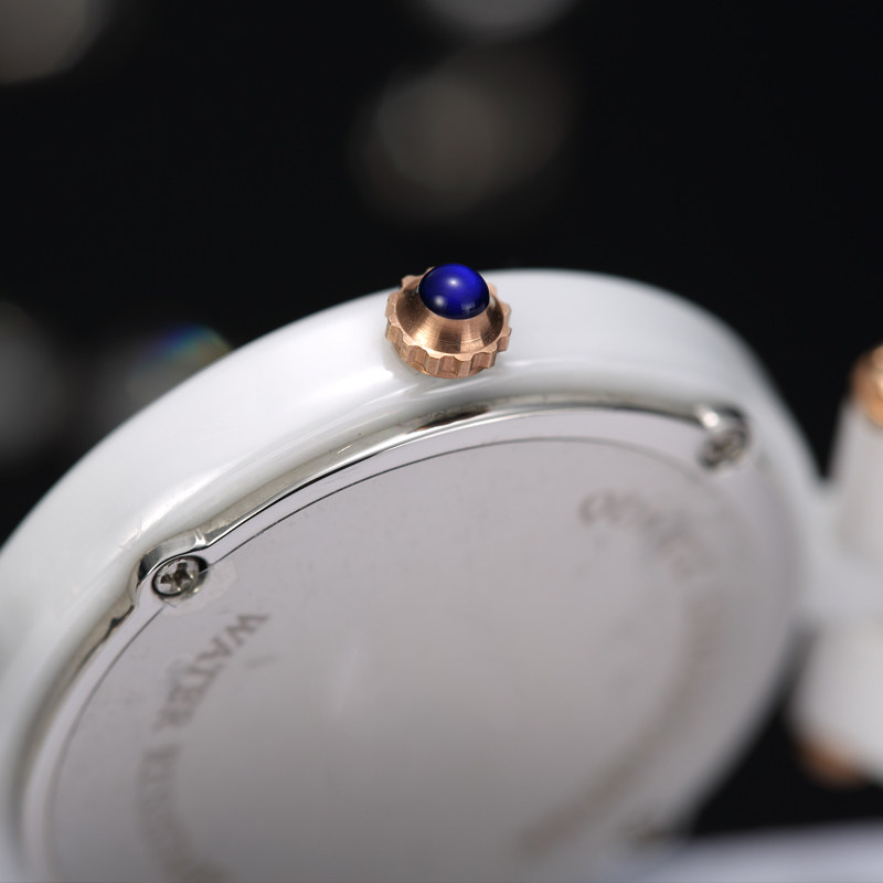 峰浪女士陶瓷超薄防辐射镶钻女表 峰浪国产腕表