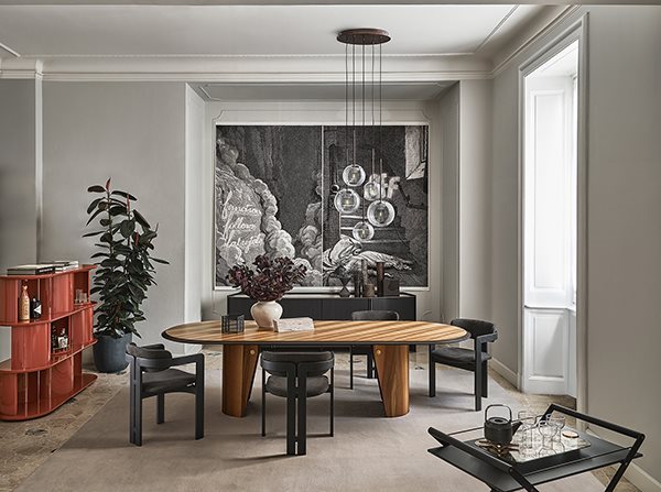 Gallotti&Radice 木质餐桌意大利进口家具海淘代购正 Manto Oval - 图0