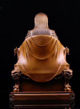 紫铜玄天上帝神像武当山真武大帝佛像真武祖师北帝北极真君摆件