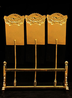 新款肃静回避牌子道用牌出巡牌合金材质道用品供奉摆件