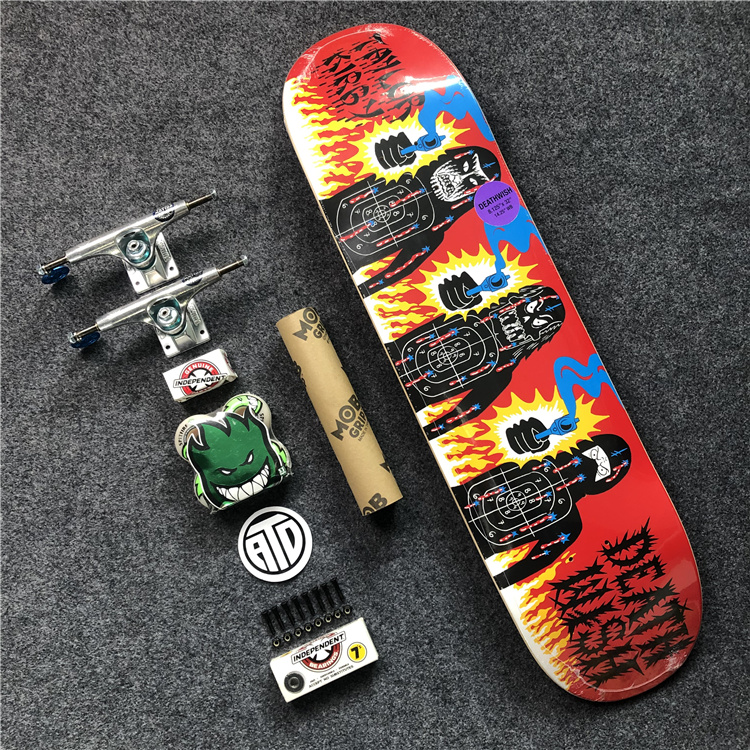 deathwish滑板限量款套装专业高级ATD滑板店 - 图0