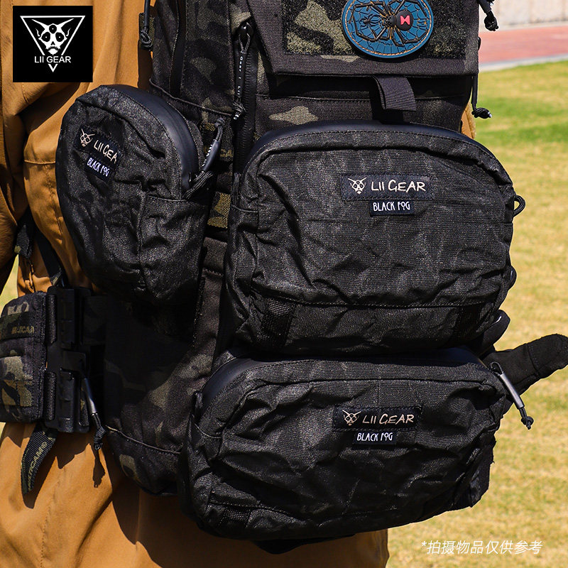 LiiGear 战术副包背包腰封扩展包大力马户外双肩包配件杂物包腰包