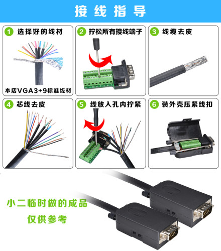 DB15免焊接头模块 并口 2排15针孔 DR15转端子转接板接线柱配外壳 - 图2