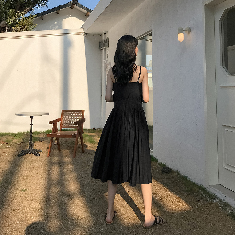 爱蔷薇胖mm智熏法式女夏新款吊带裙 爱蔷薇女装连衣裙