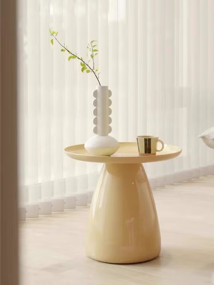 北欧沙发边几ins奶油风咖啡桌现代简约茶几创意家用小圆桌床头柜 - 图1