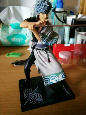 日版眼镜厂正品银魂坂田银时土方十四郎村八冲田白夜叉超大手办 虎窝淘