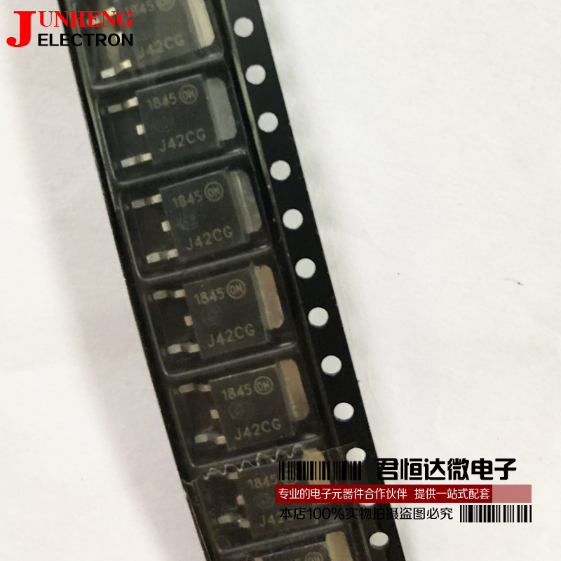 MJD42CT4G J42CG J42C贴片TO-252 PNP达林顿三极管全新原装-图0