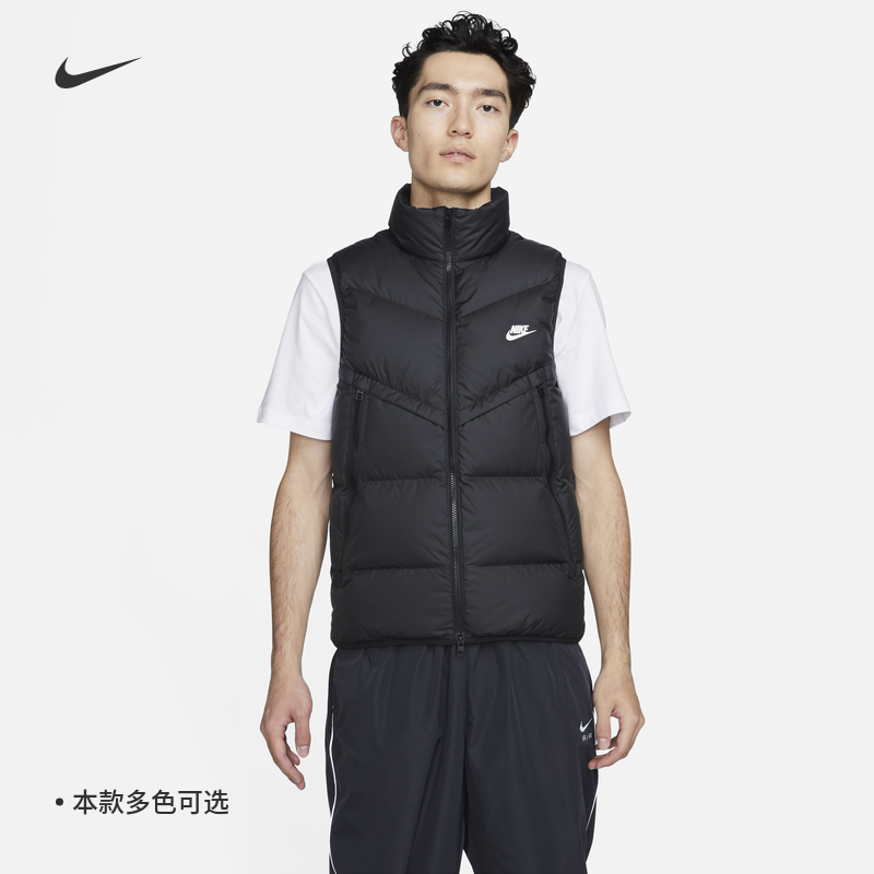 Nike耐克官方WINDRUNNER风行者系列男防风拒水羽绒服马甲冬DV1136
