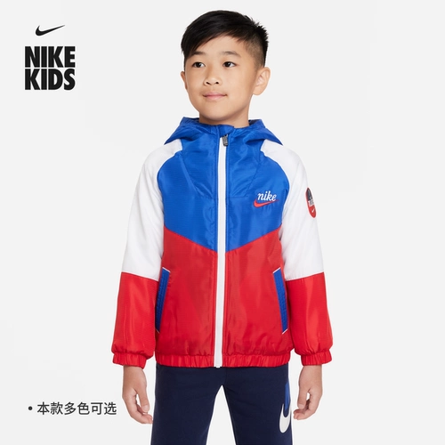 Nike, детская рубашка, зимняя ретро спортивная комфортная куртка