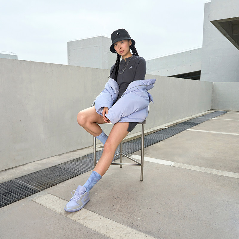 耐克乔丹女子皮面AJ1板鞋冬季新款平底低帮运动鞋JORDAN IM5129,淘宝优惠券,粉丝福利购,淘宝优惠卷