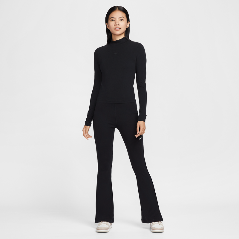 耐克女子修身长袖企领T恤冬季新款针织刺绣舒适NIKE HV5028,淘宝优惠券,粉丝福利购,淘宝优惠卷