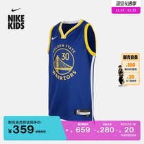 Nike Nike Official Child Golden State Warriors ICON NBA Great Boy Boy Speed Dry Jersey New FZ0867