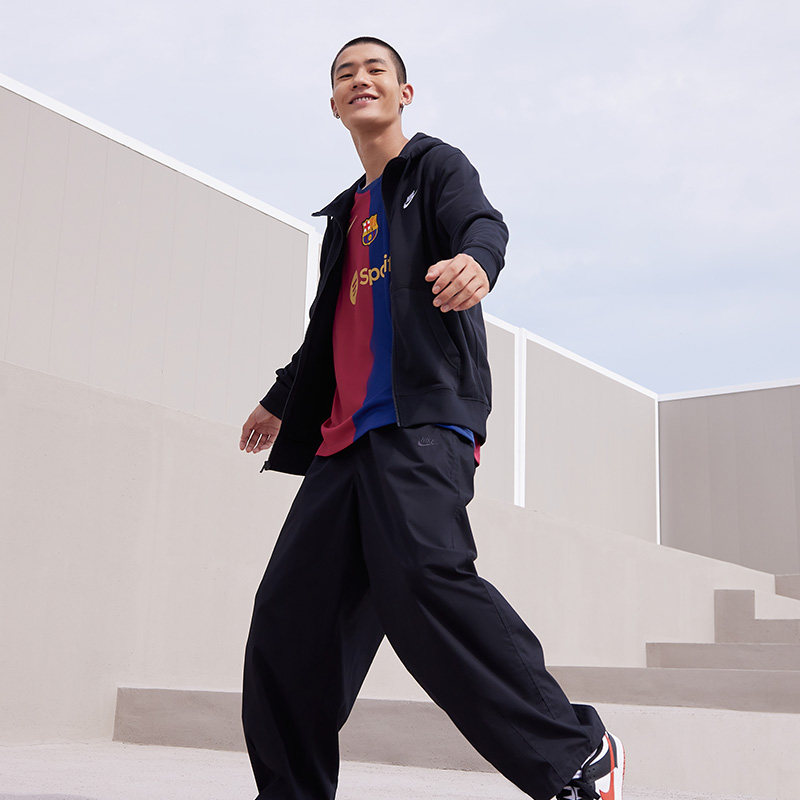 Nike耐克官方CLUB男子连帽衫卫衣法式毛圈轻便舒适柔软BV2649