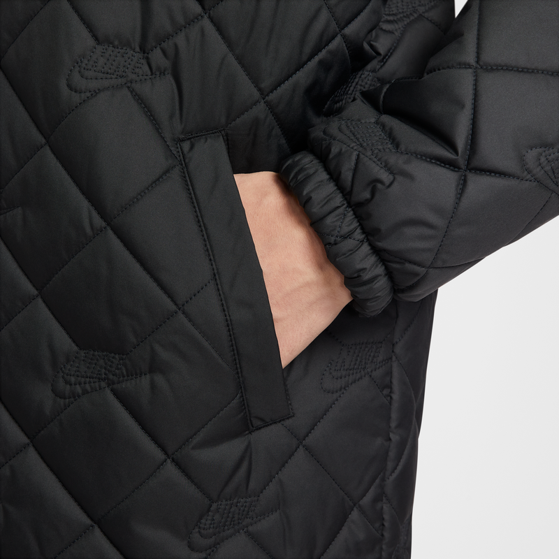 耐克男子宽松防泼水教练夹克冬季新款保暖棉服外套NIKE HV1378,淘宝优惠券,粉丝福利购,淘宝优惠卷