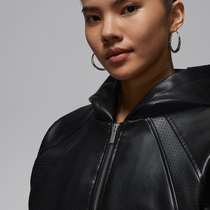 耐克乔丹女子轻便夹克外套春季新款连帽棉服合成革JORDAN IF0948,淘宝优惠券,粉丝福利购,淘宝优惠卷