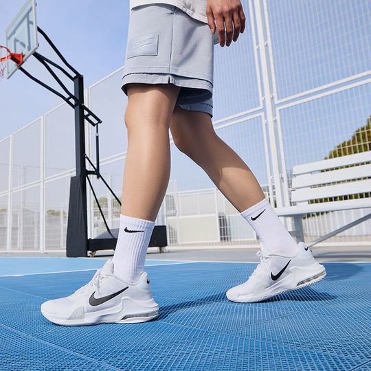 耐克男子透气轻便篮球鞋冬季实战抗扭缓震运动网眼NIKE DM1124