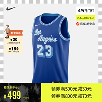 Nike Nike Official 2020 season of Loshirts The Lakers NBA Mens jersey speed dry environment CN1027