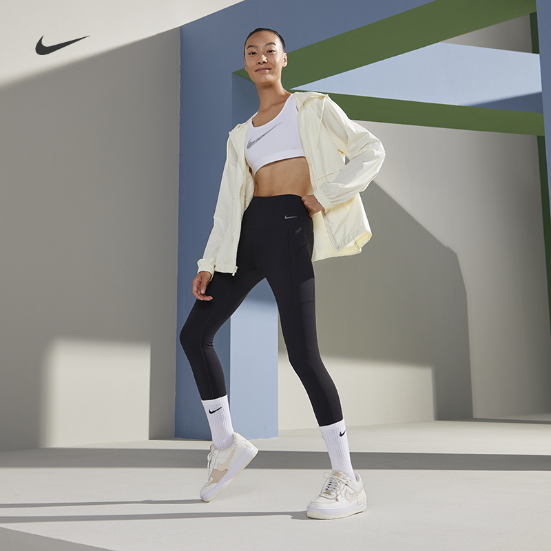 Nike耐克官方UNIVERSA女中强度包覆速干高腰口袋九分紧身裤DQ5898 - 图0