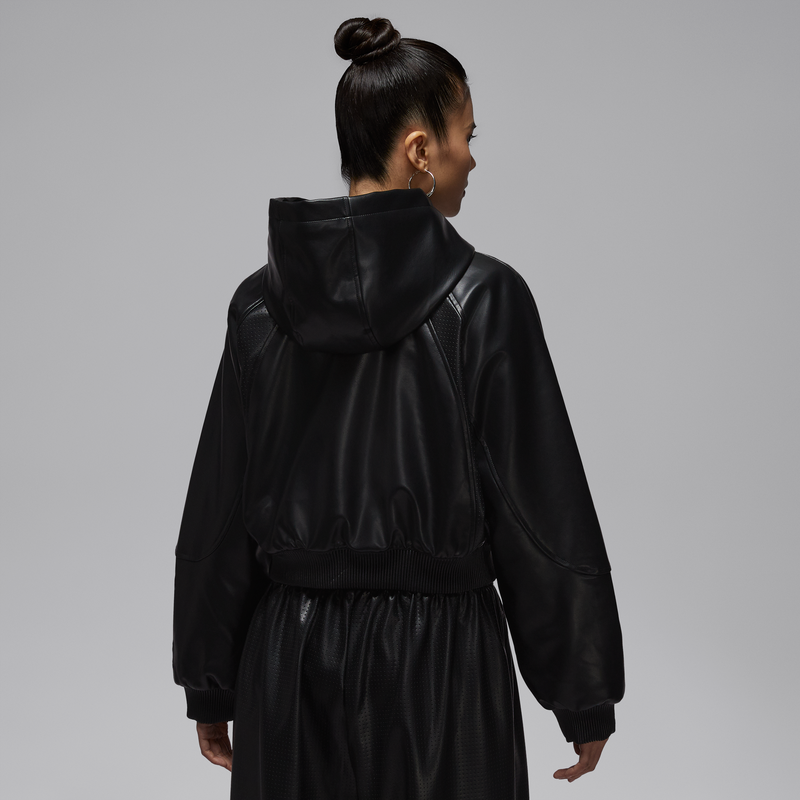 耐克乔丹女子轻便夹克外套春季新款连帽棉服合成革JORDAN IF0948,淘宝优惠券,粉丝福利购,淘宝优惠卷