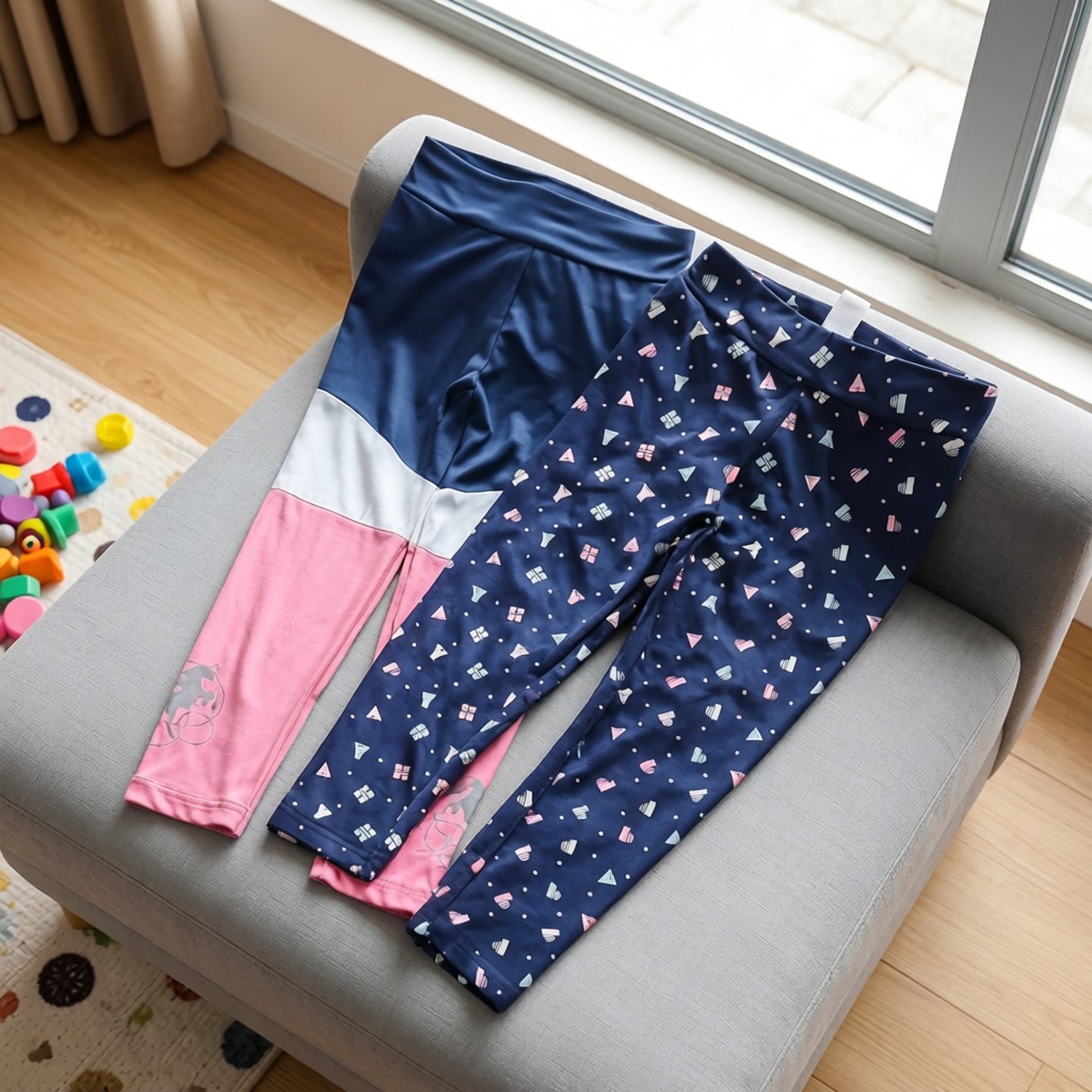 外贸印花打底裤女撞色拼接弹力紧身裤几何图案休闲裤速干运动裤,淘宝优惠券,粉丝福利购,淘宝优惠卷