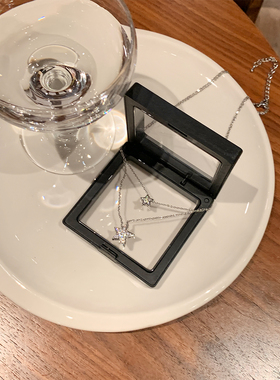 嘟嘟夫妇双层五角星叠戴项链女