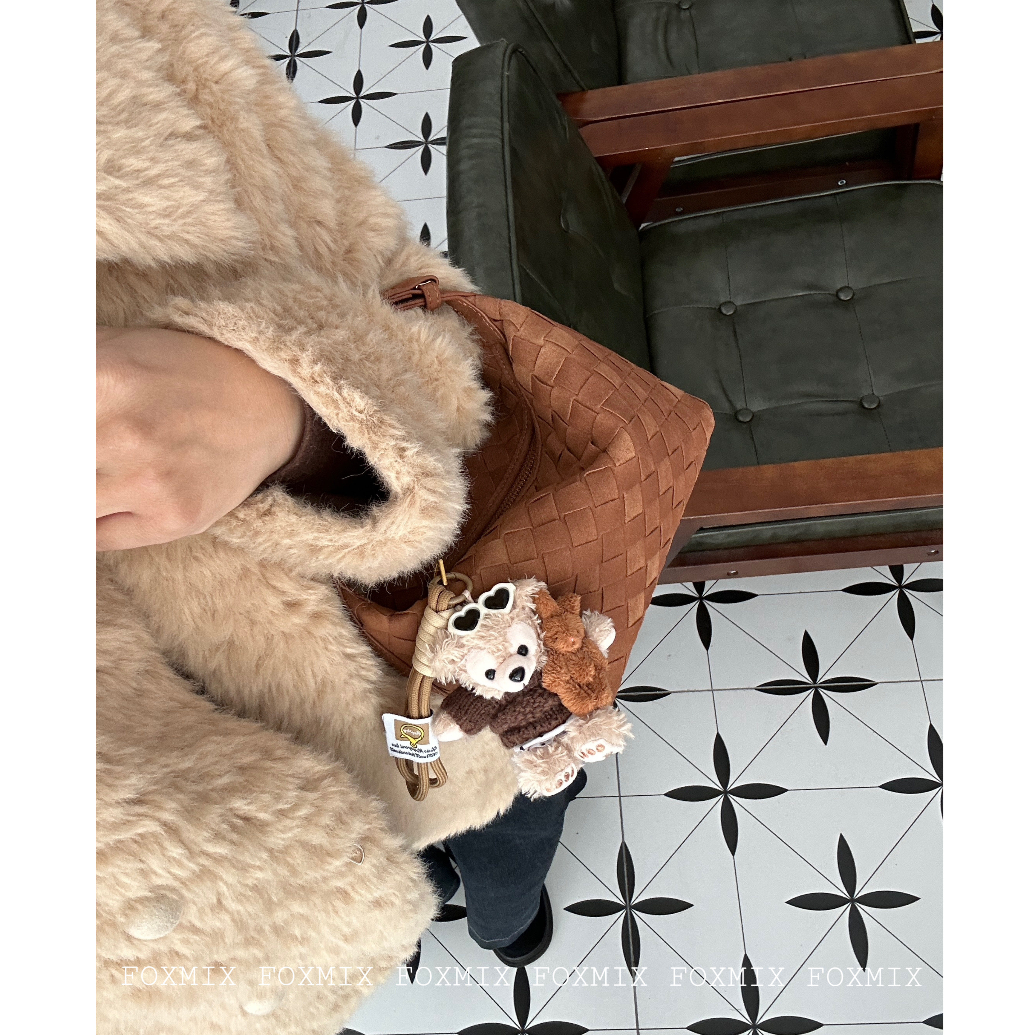 磨砂皮质感编织手提便当包氛围感菜篮子小托特包单肩女中古吐司包,淘宝优惠券,粉丝福利购,淘宝优惠卷