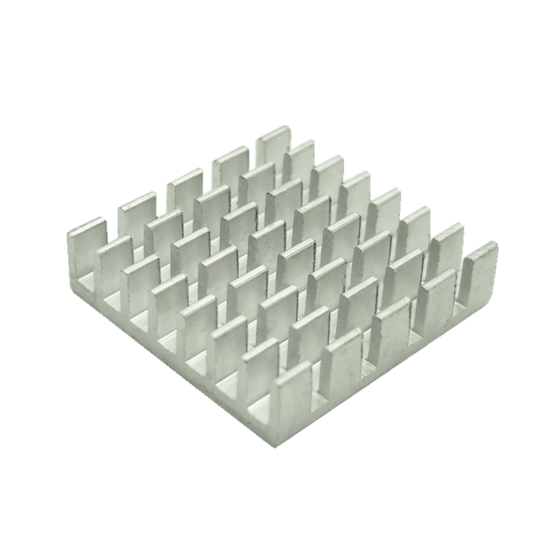 纯铝散热块 路由散热器 芯片散热片 22*22*6MM 金色开槽 厂家直销,淘宝优惠券,粉丝福利购,淘宝优惠卷