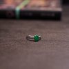 Juhuige Burmese natural grade A jade green ring