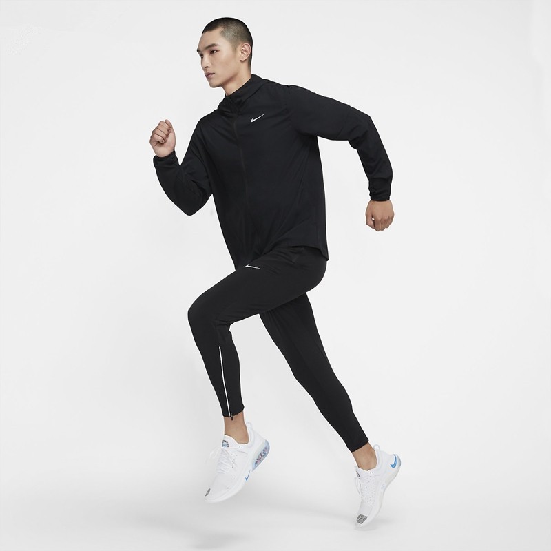 Nike/耐克 男子秋季跑步训练运动休闲速干连帽夹克外套CU5354-010 - 图2