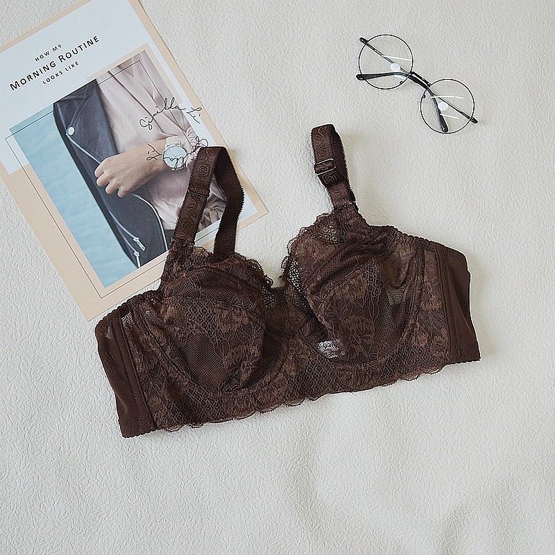 大码显胸小内衣女胖mm夏季薄款超薄全罩杯聚拢防下垂大胸显小文胸,淘宝优惠券,粉丝福利购,淘宝优惠卷