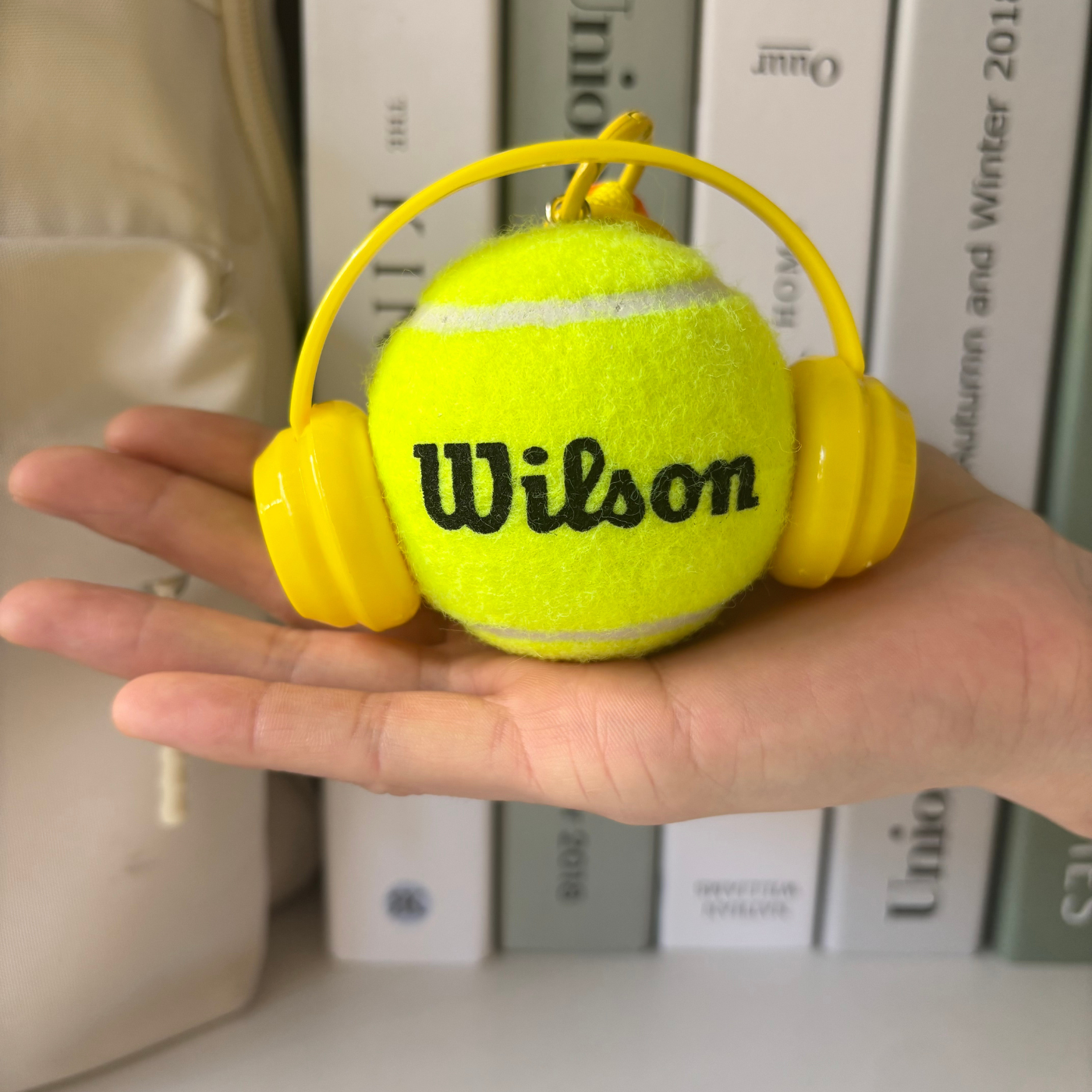 原创耳机真网球背包挂饰可定制姓名奖品情侣运动包挂件礼物周边,淘宝优惠券,粉丝福利购,淘宝优惠卷