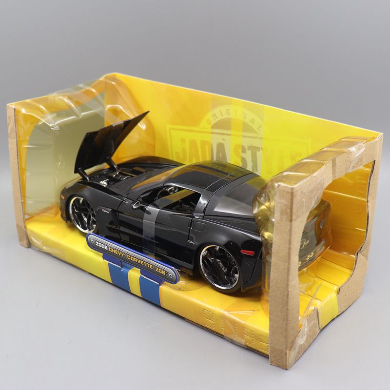 现货正版 JADA 1/24 雪佛兰 Corvette Z06 仿真合金汽车成品模型 - 图2