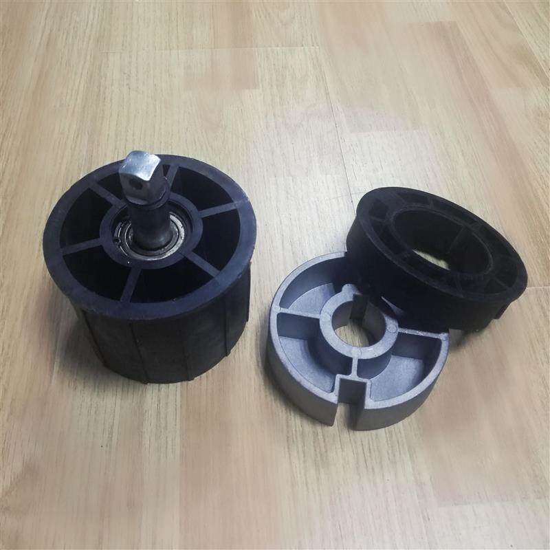 遥控卷闸门配件卷轴尾插电动卷帘门管状电机大梁专用铝合金车库门