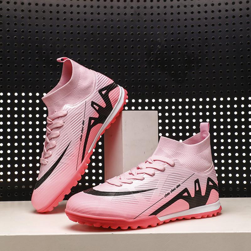 小李子C罗刺客16足球鞋男女儿童学生成人TF碎钉AG长钉草坪训练鞋 - 图2