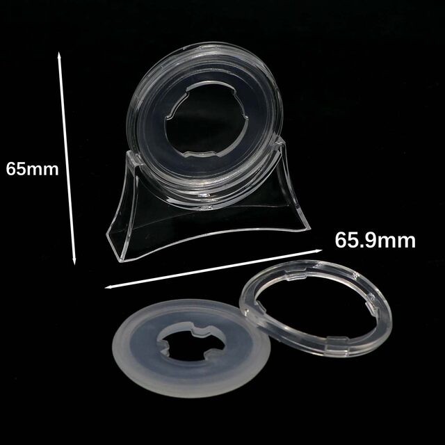 Coin commemorative coin display rack outer diameter 14-40mm coin collection appraisal box counter display supplies bracket