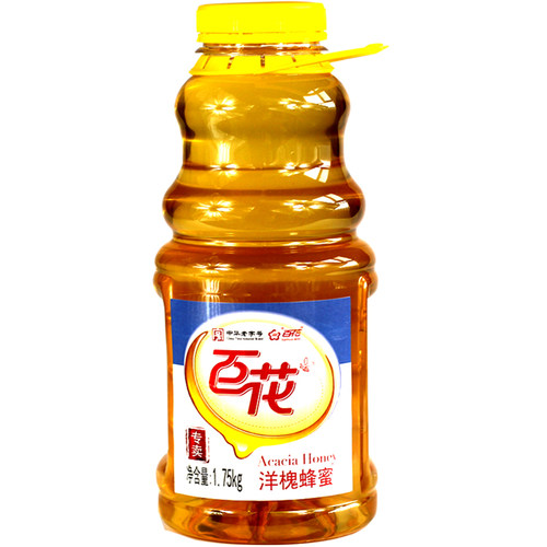 老字号北京百花1750克*2瓶洋槐蜜蜂蜜纯正天然蜂蜜槐花蜜官方正品 - 图3