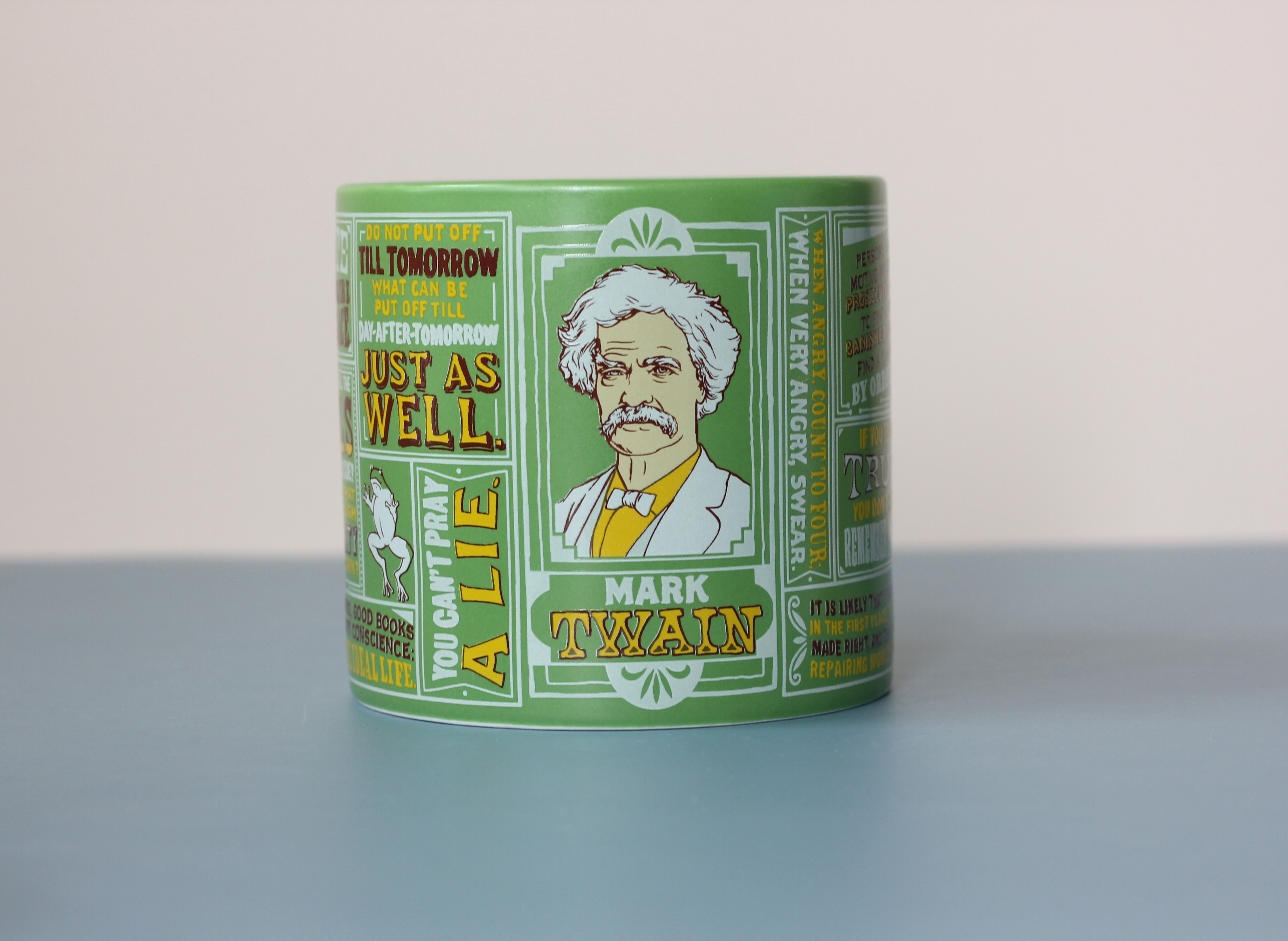 出口美国 简奥斯汀丁陶瓷马克杯 复古情侣咖啡杯大容量网红水杯 - 图0