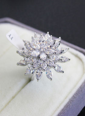 其它女合金民族风超亮戒指