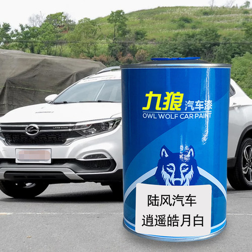 九狼汽车陆成风品漆喷漆中国红海防绿荣耀皓曜白逍遥皓月白红补漆 - 图2