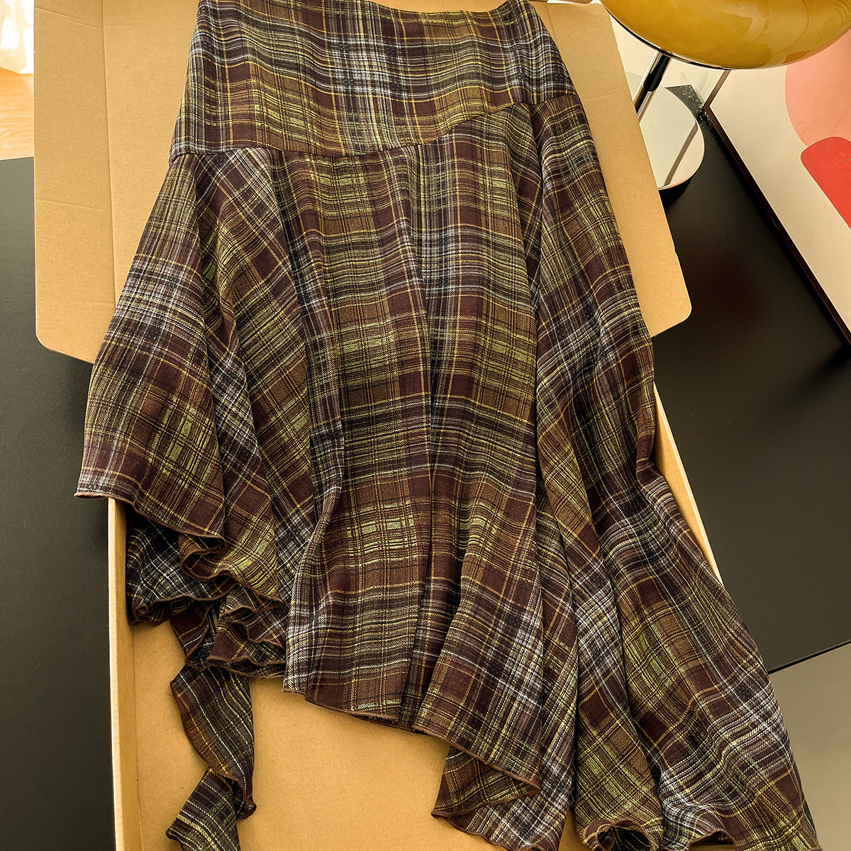 古早味辣妹！绿色针织开衫叠穿吊带背心波点丝巾格子半身裙女套装,淘宝优惠券,粉丝福利购,淘宝优惠卷