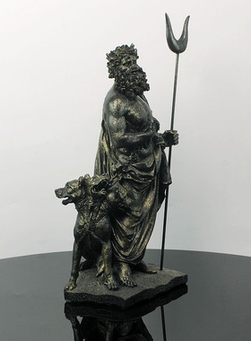 希腊神话桌面雕像冥王哈迪斯摆件