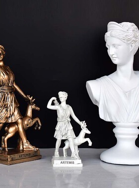 树脂欧式狩猎女神阿尔忒弥斯