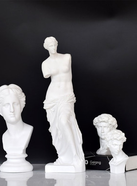 素描人物头像雕塑摆件树脂维纳斯