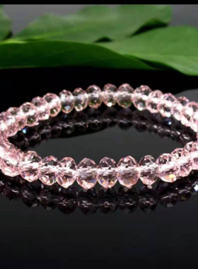 新款时尚百搭奥地利女串珠简约时尚水晶手链彩色甜美气质手串