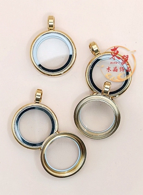 钛钢唐卡嘎乌盒双面嘎乌盒不锈钢