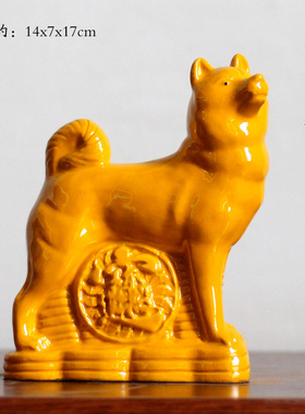 洛阳唐三彩陶瓷十二生肖鼠牛虎兔龙蛇马羊猴鸡狗猪工艺品家居摆件