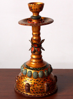 纯手工彩绘陶瓷祝福中式